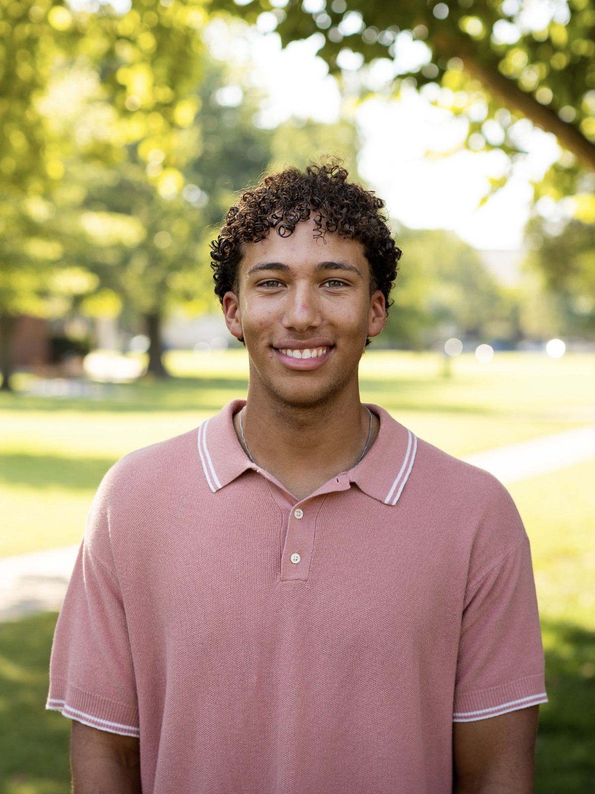 Kaseton Farris, founder of Farris Capital Equity LLC, photographed outdoors on the Southern Nazarene University campus.